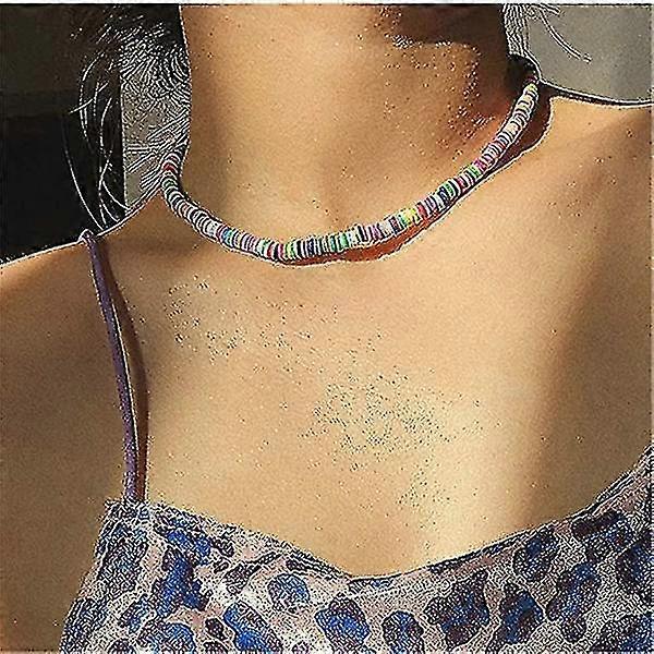 Femei Soft Ceramic Choker colorat colier handmade