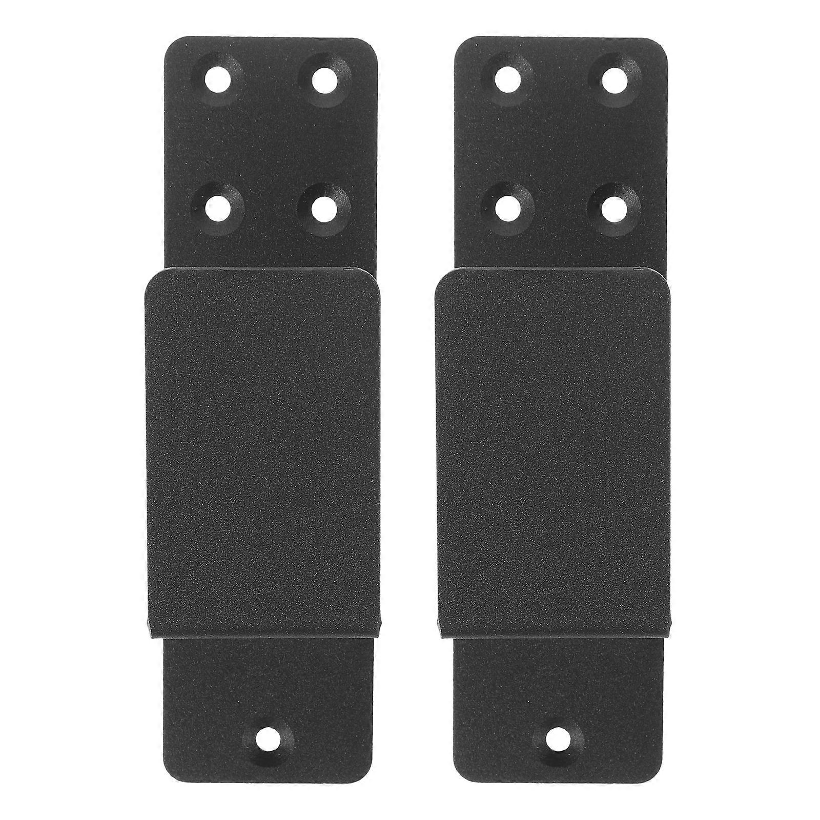 2pcs Door Mount Brackets U Bracket Sliding Bar Support Holder Barn Door Hardware