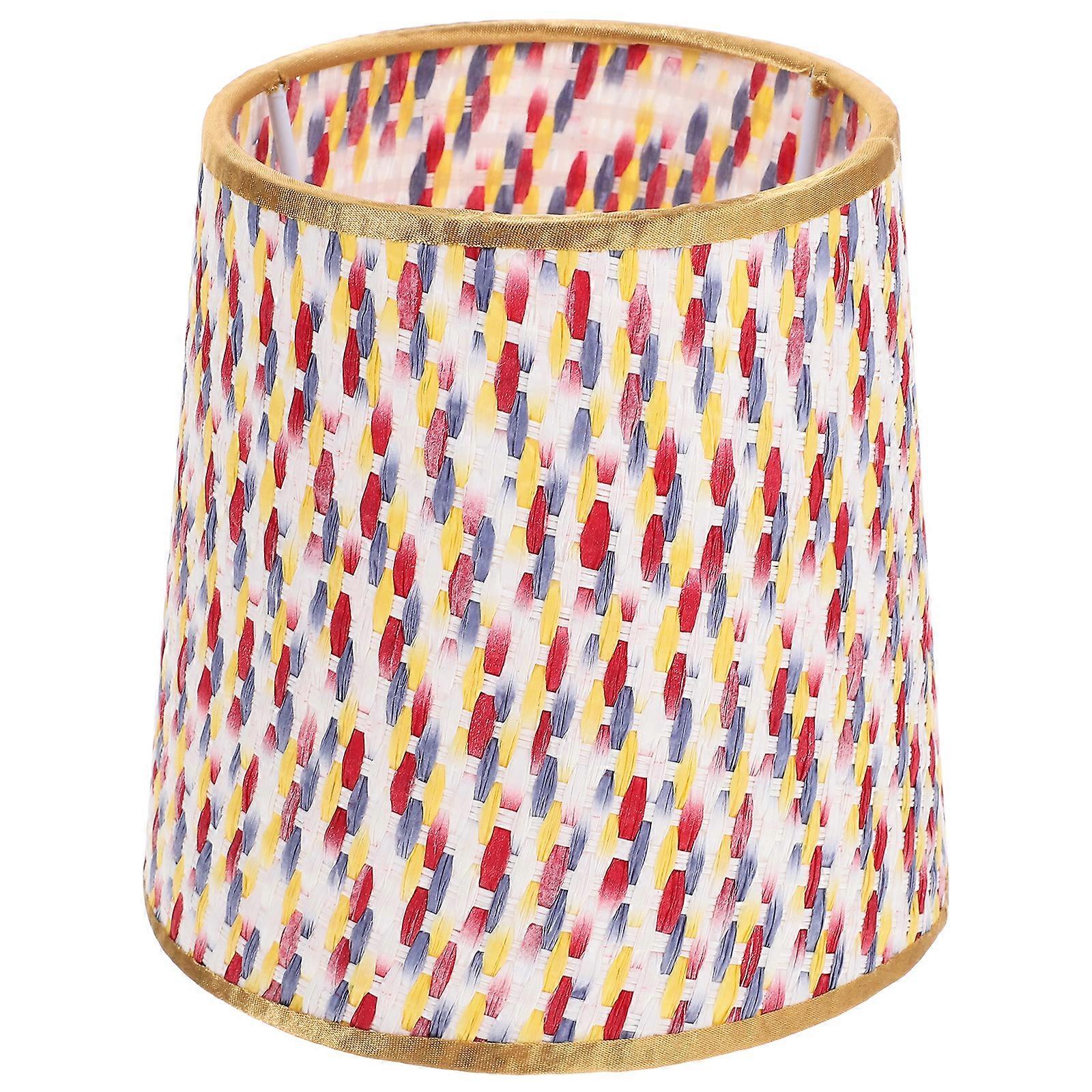 Household Decorative Woven Lampshade Cloth Art Cone Lampshade Universal Lampshade Replacement
