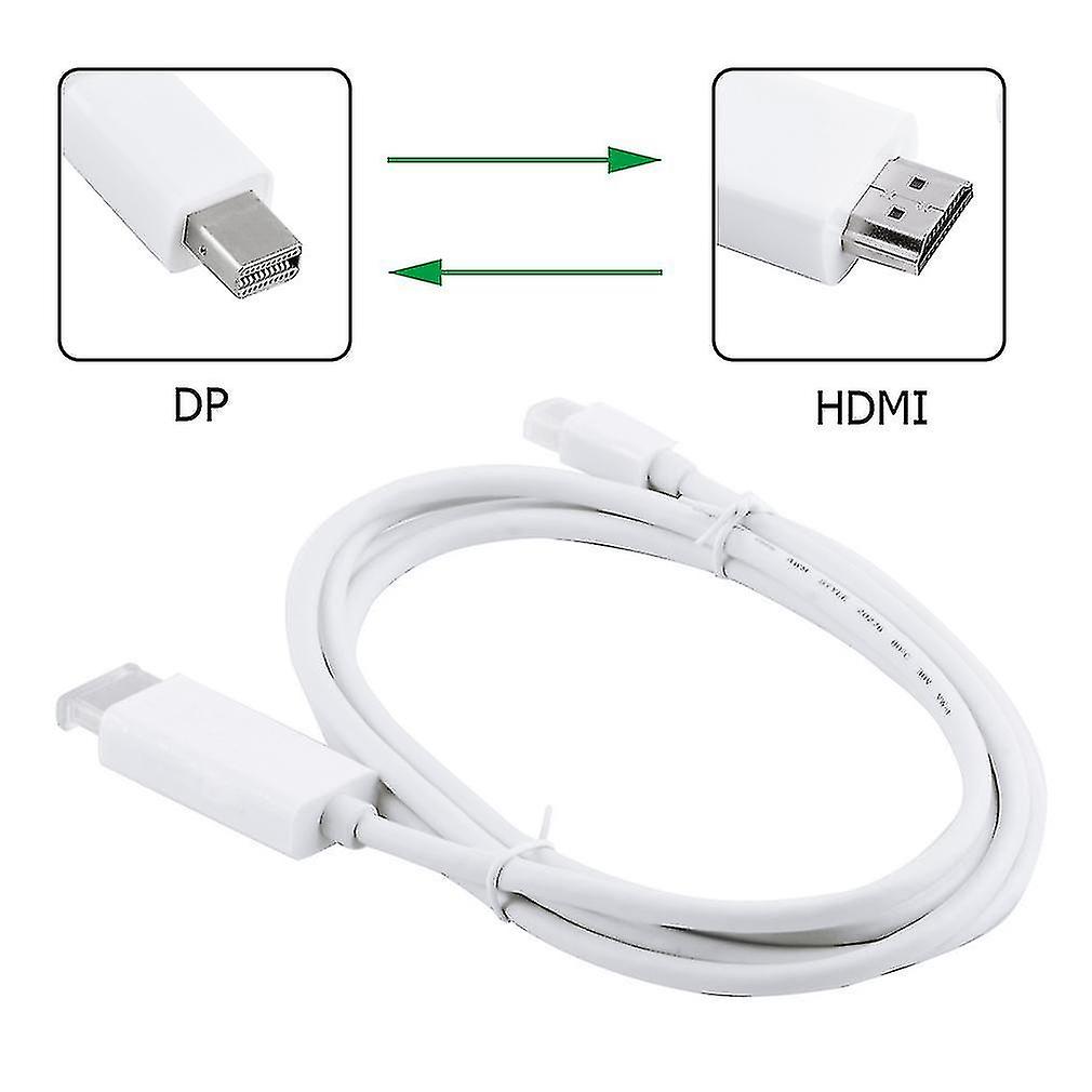 Mini Displayport Dp To Hdmi Cable Adapter For Macbook Pro Air 6ft 1.8m