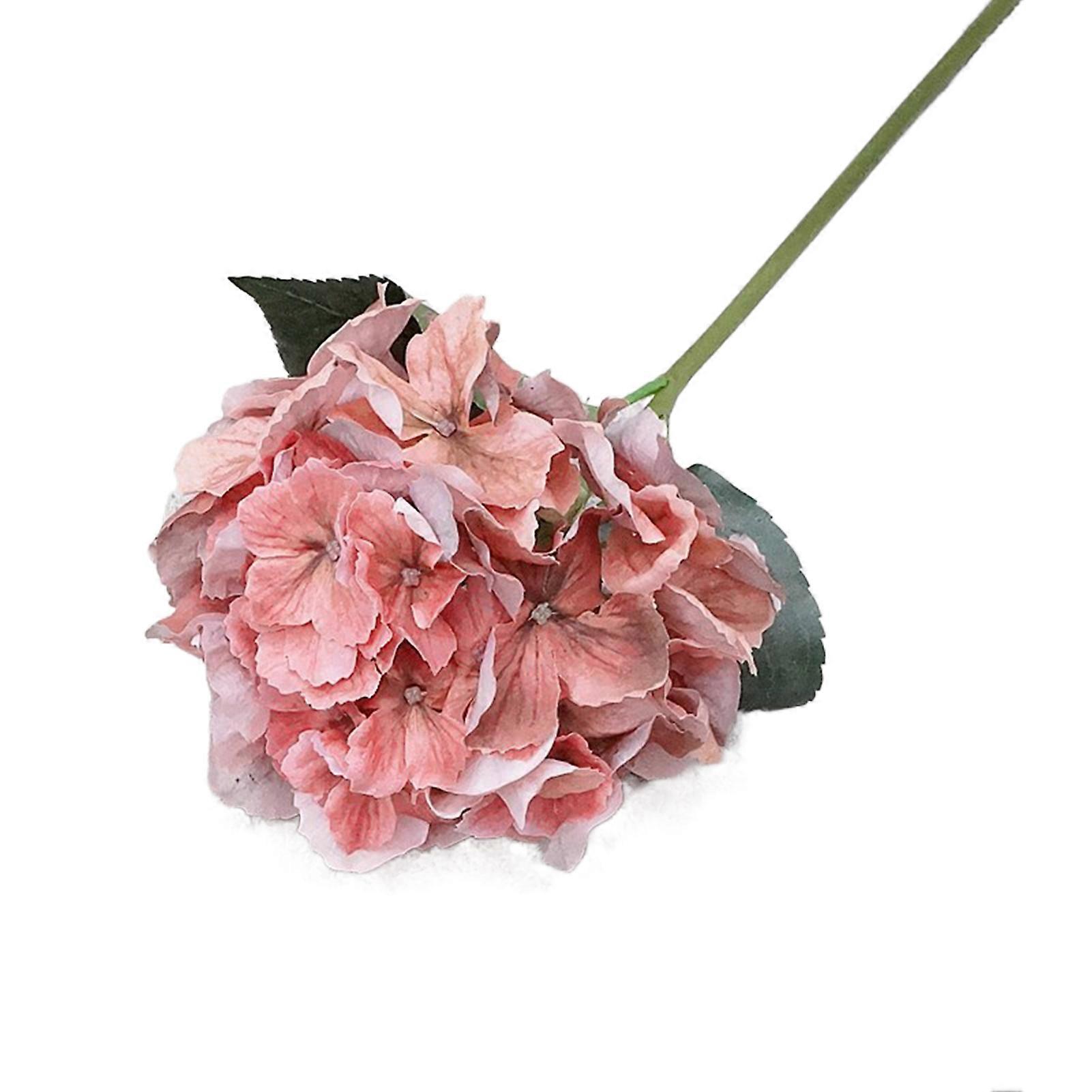 JIKAIX Simulation réaliste Hortensia Non fané Garde fraîche Multi couches Pétales Fleur artificielle Décoration intérieure