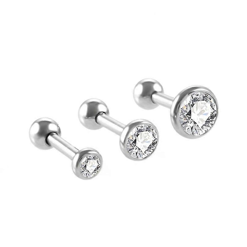 3 stuks shiny strass stud oorbellen vrouwen charme sieraden cadeau mode luxe