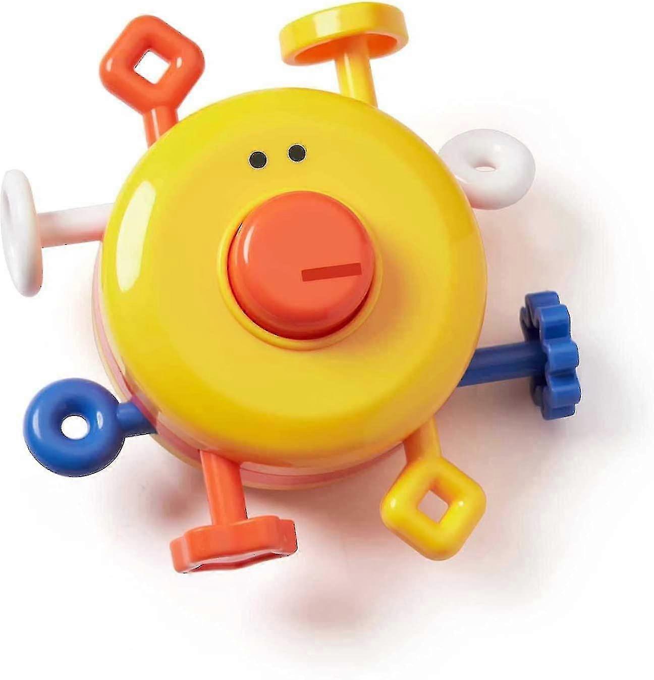Push And Pull Set Birthday Gift For Car Seat Travel Finger Exercises Fine Motor Skills(duck)yellowaespa