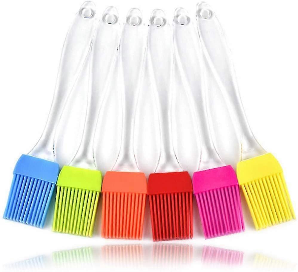 Kitchen Silicone Basting Pastry & Bbq Brushes Set- Flexible,crystal Transparent