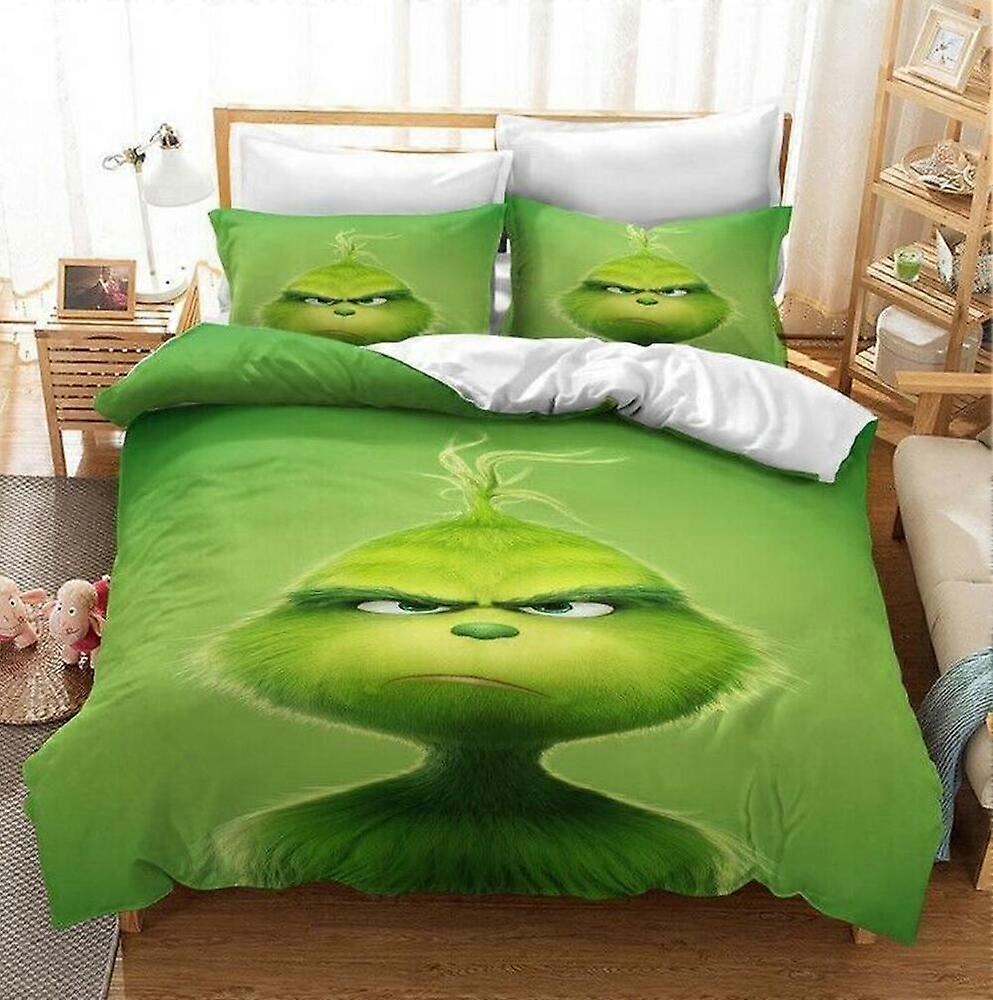 v978 Lençóis Engraçados Roubaram Natal Crianças Capa de Edredão Conjunto Capa de Edredom Lençóis IU978