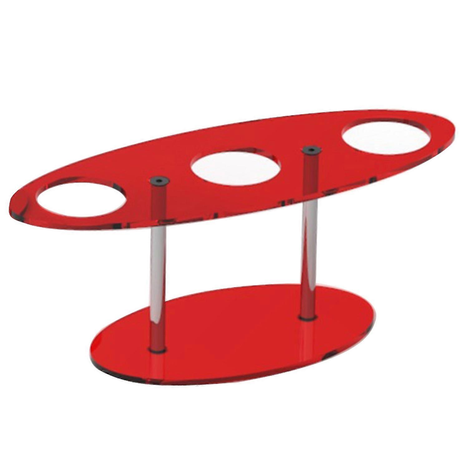 Ice Cream Cone Holder with 3 Holes Transparent Cream Cone Display Stand Waffle Hand Roll Sushi