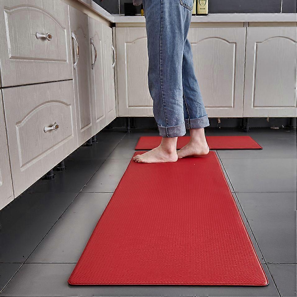 pvc leather kitchen mat-watermelon red-45*120cm