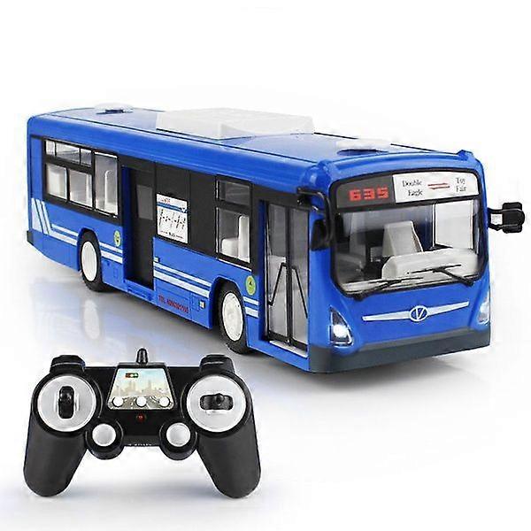 Remote control bus with door opening and realistic sound remote control toy car