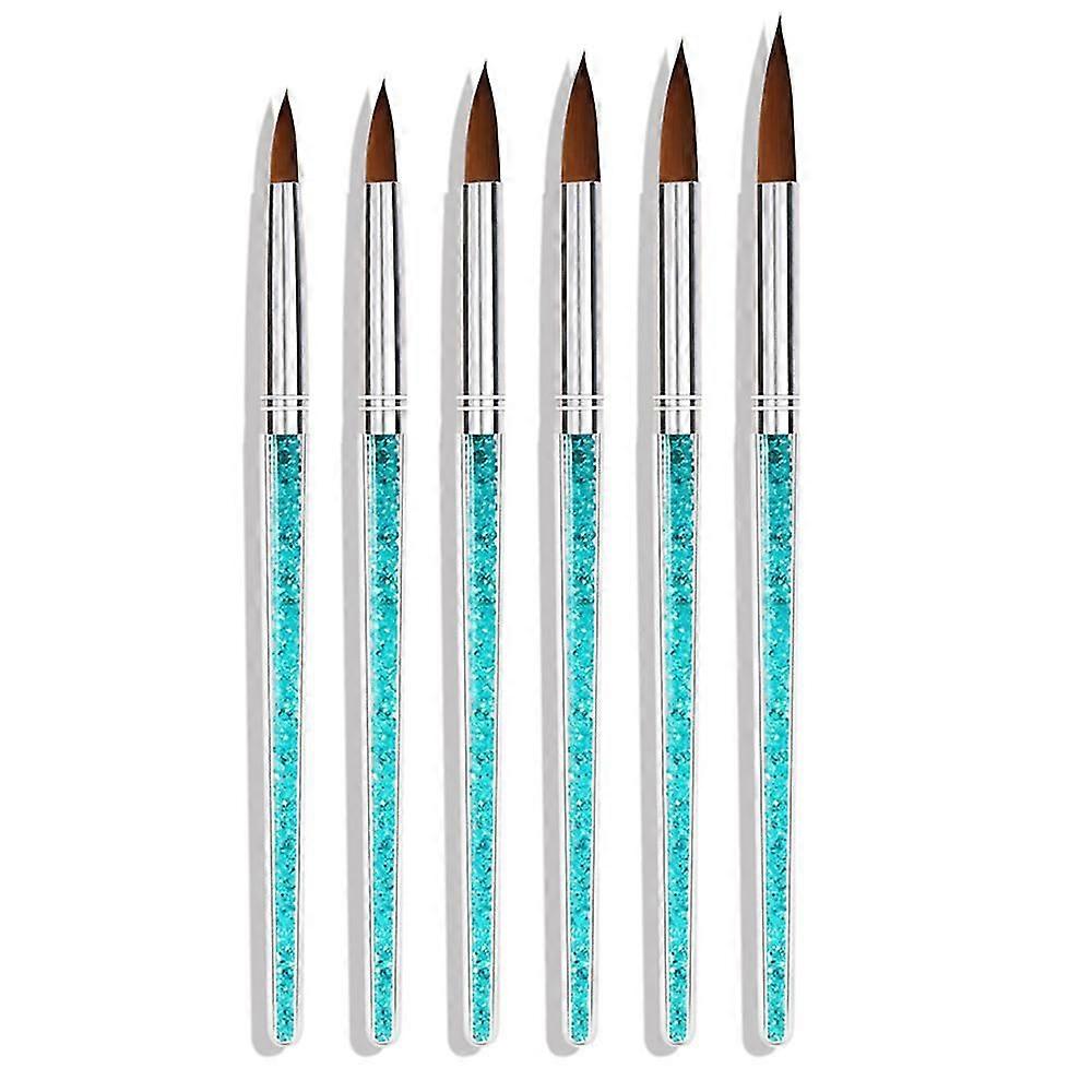アクリルネイルブラシセット、ネイルアートブラシ、3Dネイルアートデザイン絵画描画ペン、グリッターハンドル付きeおよびサロンマニキュアDIY、1142