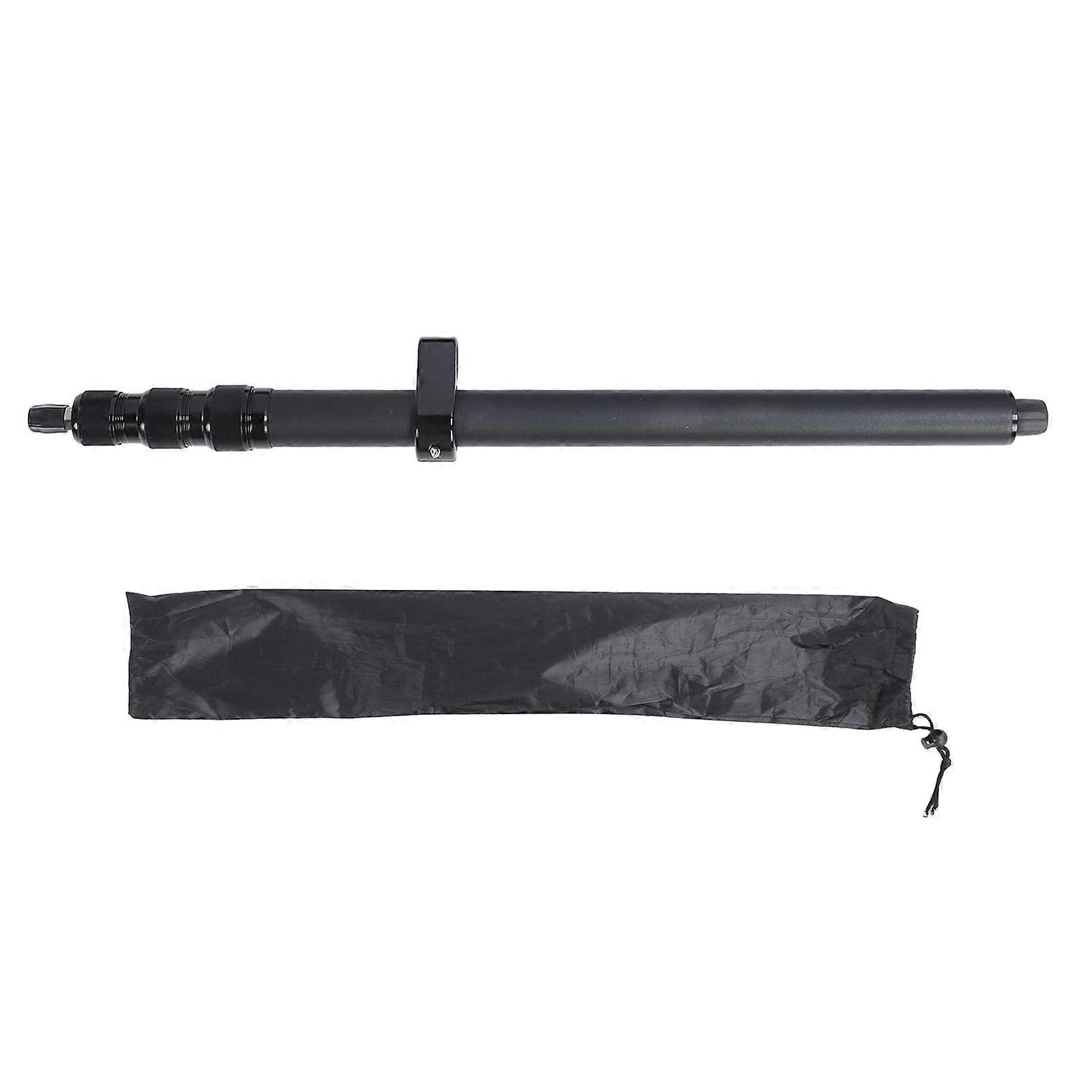 RTK GPS Survey Prism Pole with Bubble Aluminum Alloy Telescopic Rotating Locking Rod for Land Surveying 1.5 Meter