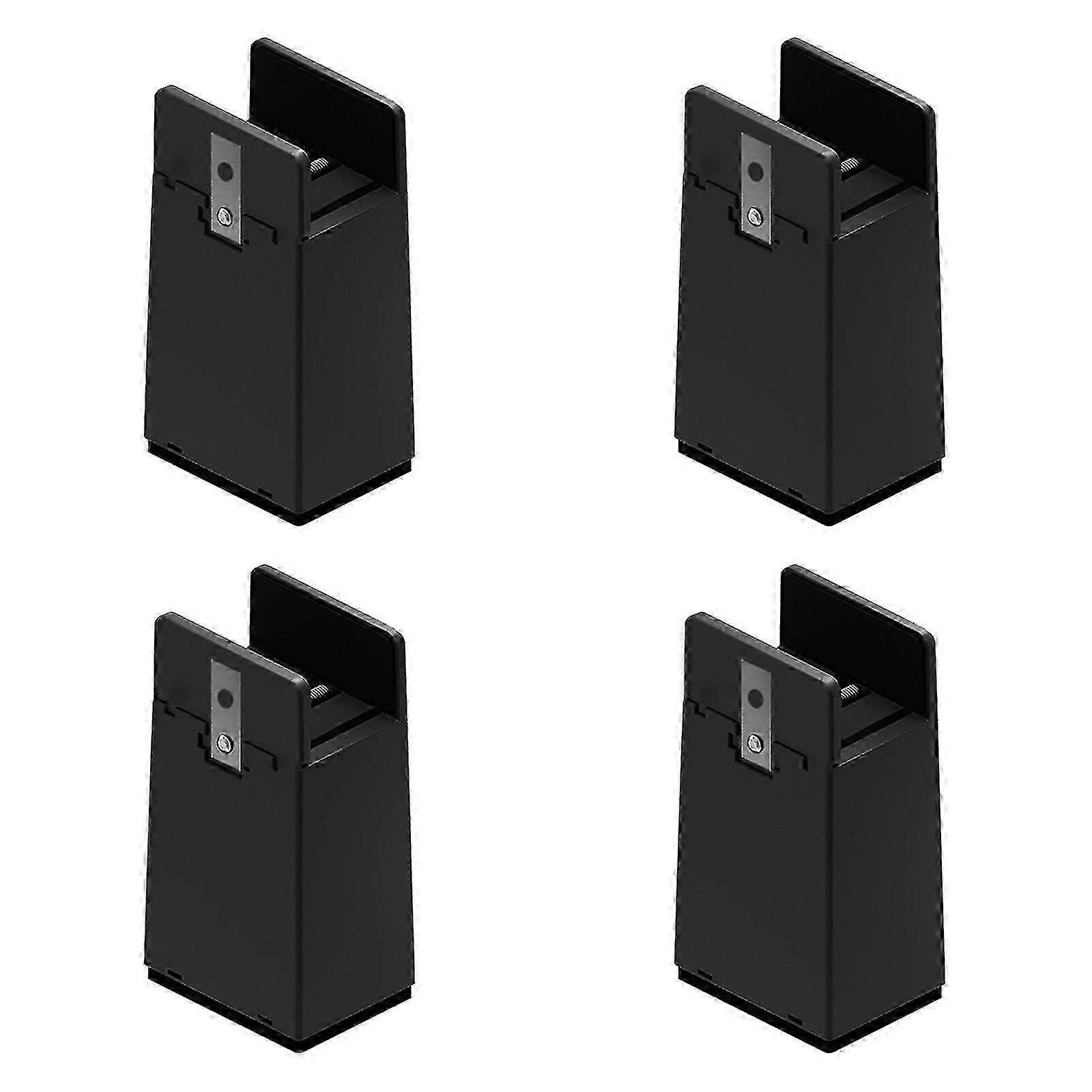 4xベッド家具ライザー5 / 10cmヘビーデューティ調整可能なデスクリフトレッグエクステンド