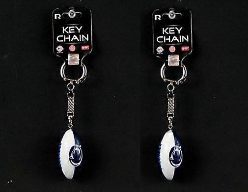 Penn State Nittany Lions NCAA Football Key Chain 2 Pack