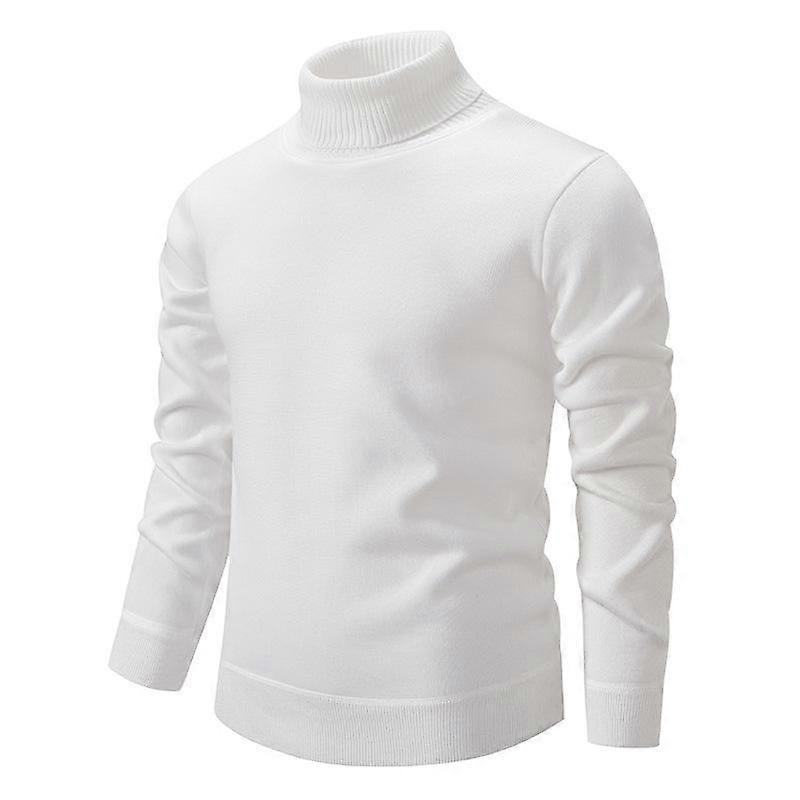 inter Rollkragenpullover Dicke Herren Pullover Casual Rollkragenpullover Einfarbig Qualität Warm Schlank Rollkragenpullover Pullover Männer