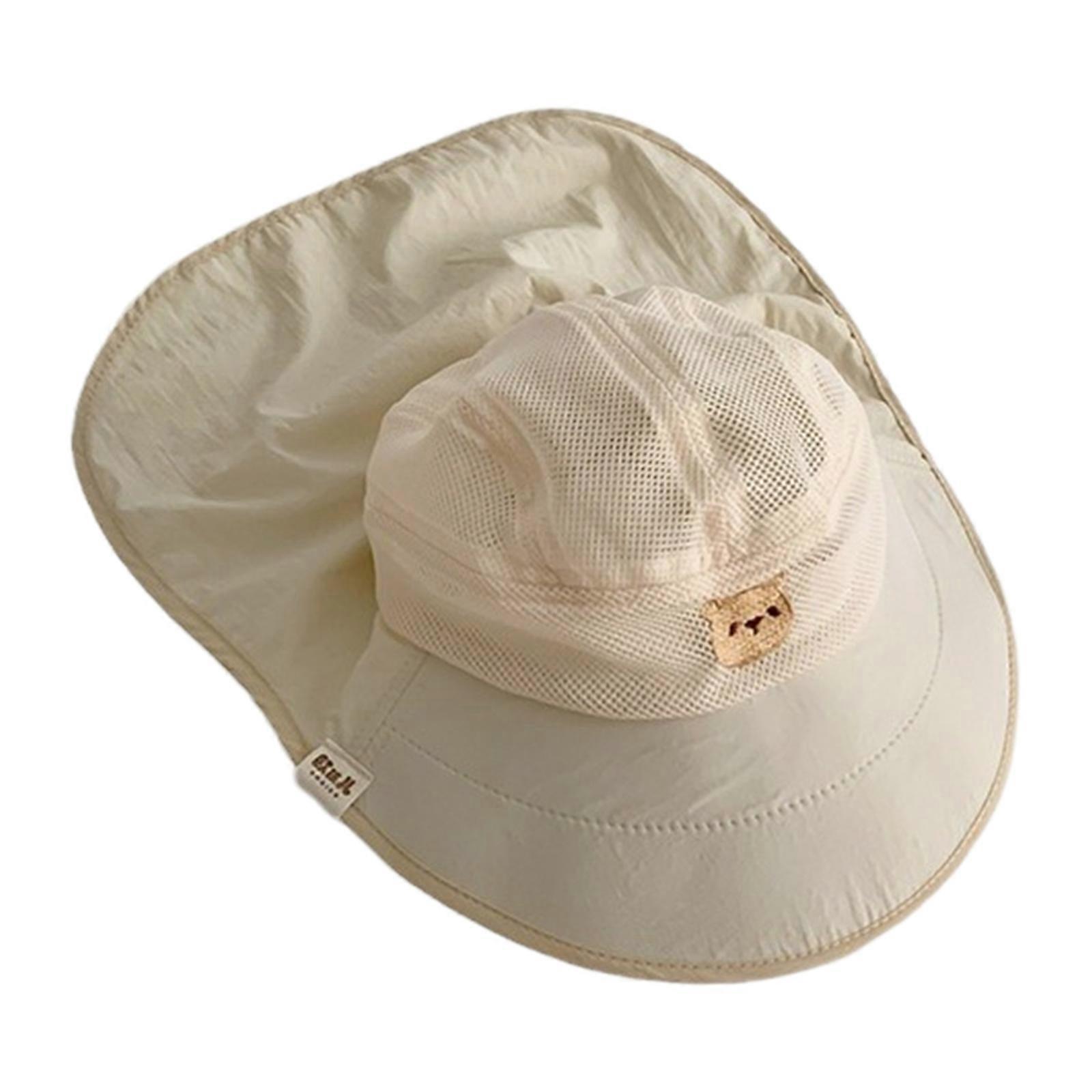 Baby Mesh Bucket Hat Fisherman Hat Soft Brim Panama Hat for Kids