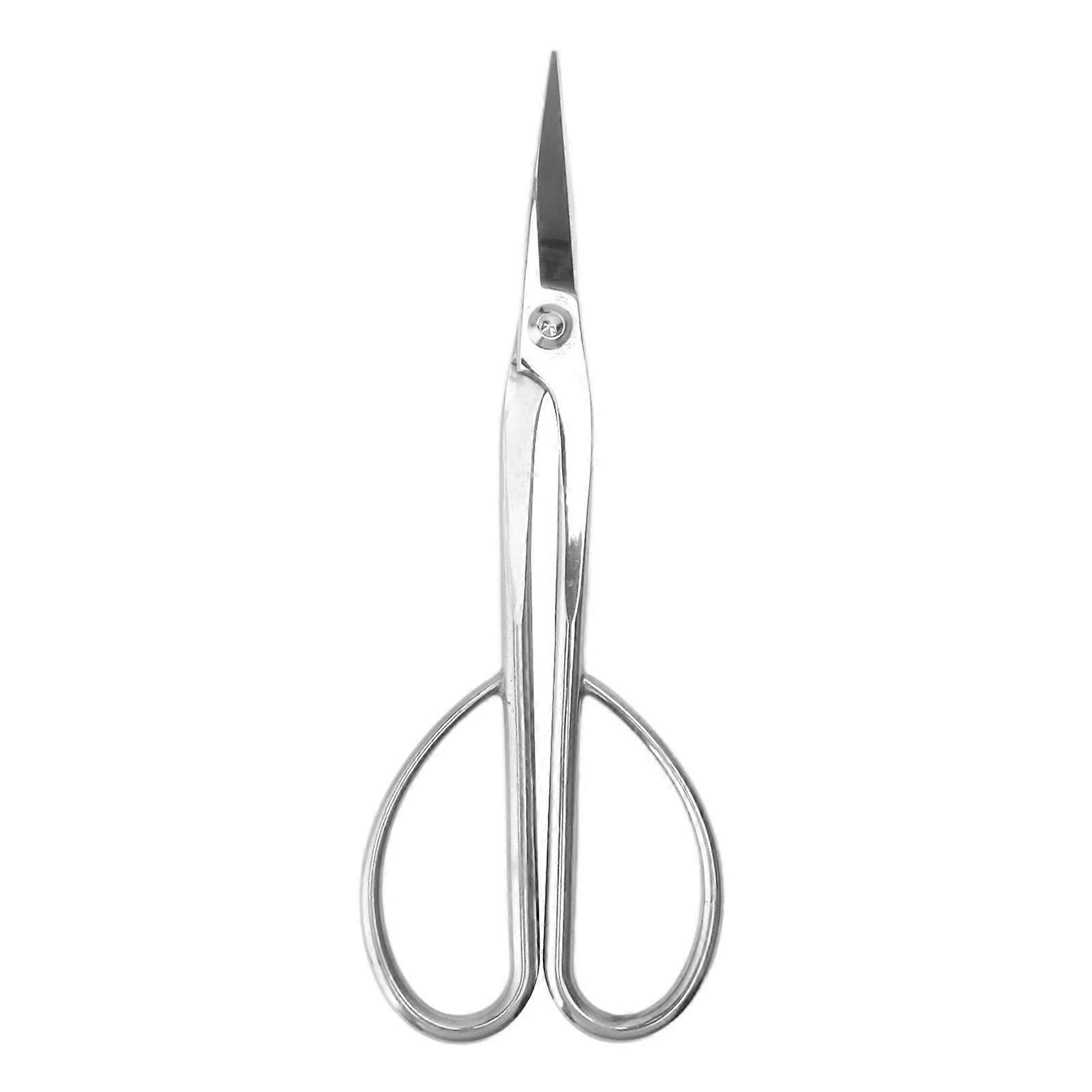 Stainless Steel Bonsai Scissors 7-Inch Ergonomic Handle Sharp Blade for Pruning and Trimming Plants