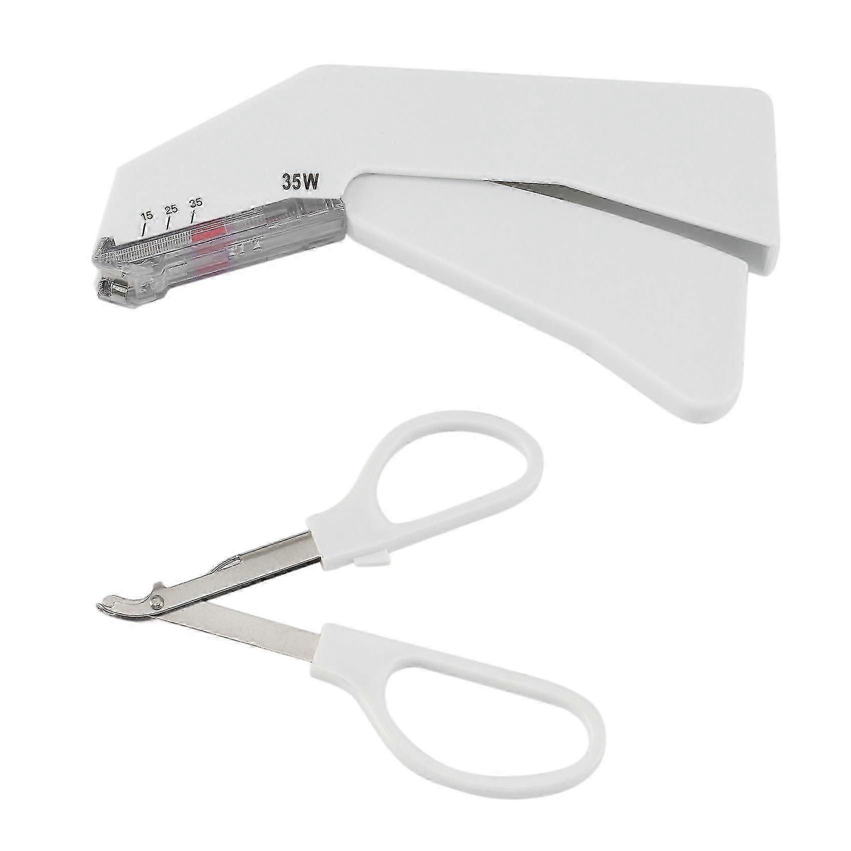 Grampeador de pele descartável de 35 W, grampeador de pele de aço inoxidável com extrator de unhas