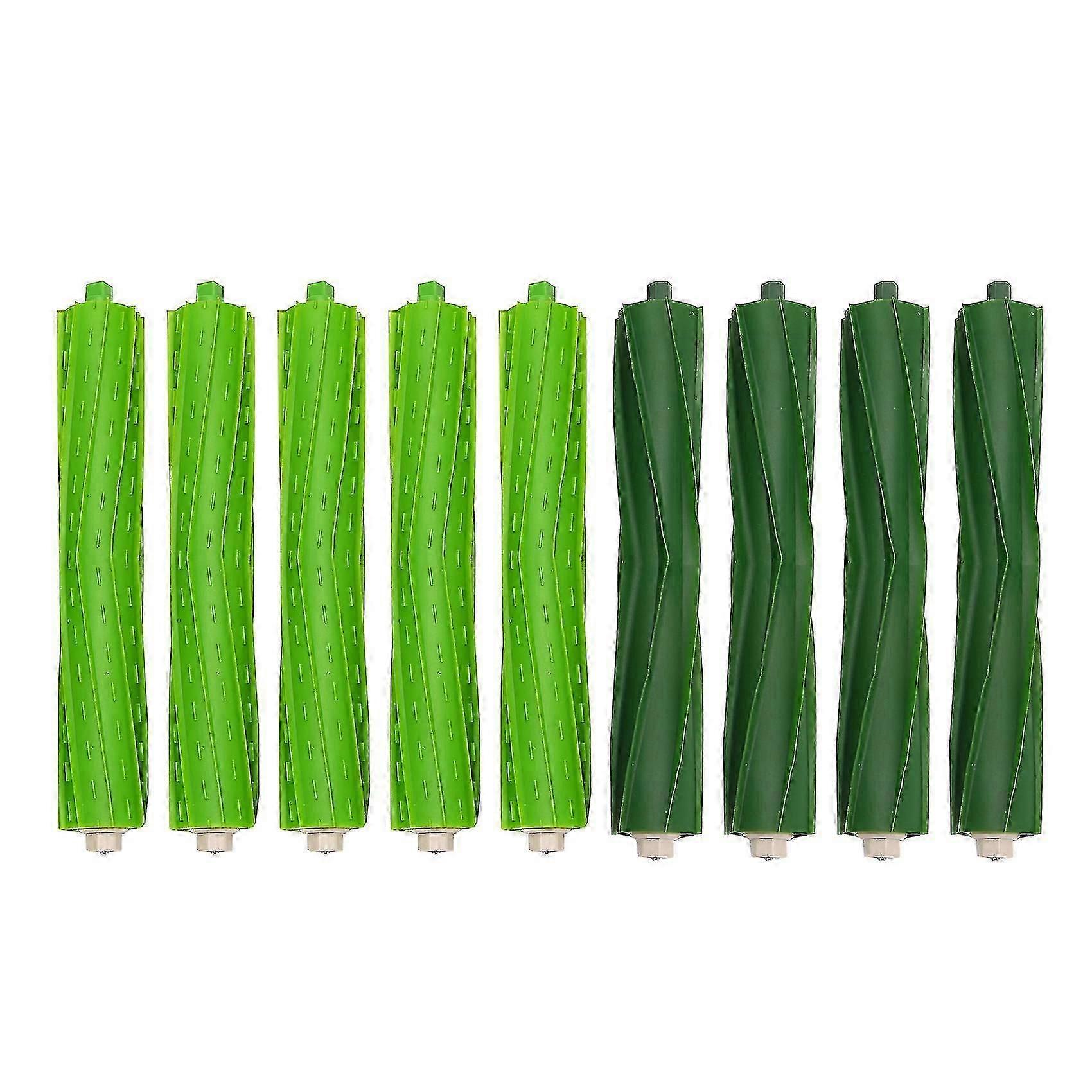 4 Set Of Multi-surface Rubber Brush Rollers For I&e Series I7 I7+i8 I8+/plus E5 E6 E7 Robot Vacuum