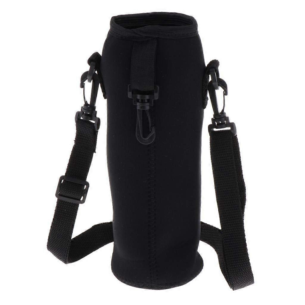 Insulated Water Bottle Carrier 1L, Durable Neoprene Sleeve, Adjustable Strap, Fits Standard Bottles, Outdoor Travel Accessory