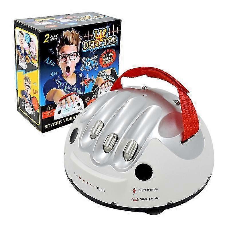 Silver Electric Shock Lie Detector Shocking Liar Truth Party Game Consoles For Party Size 3