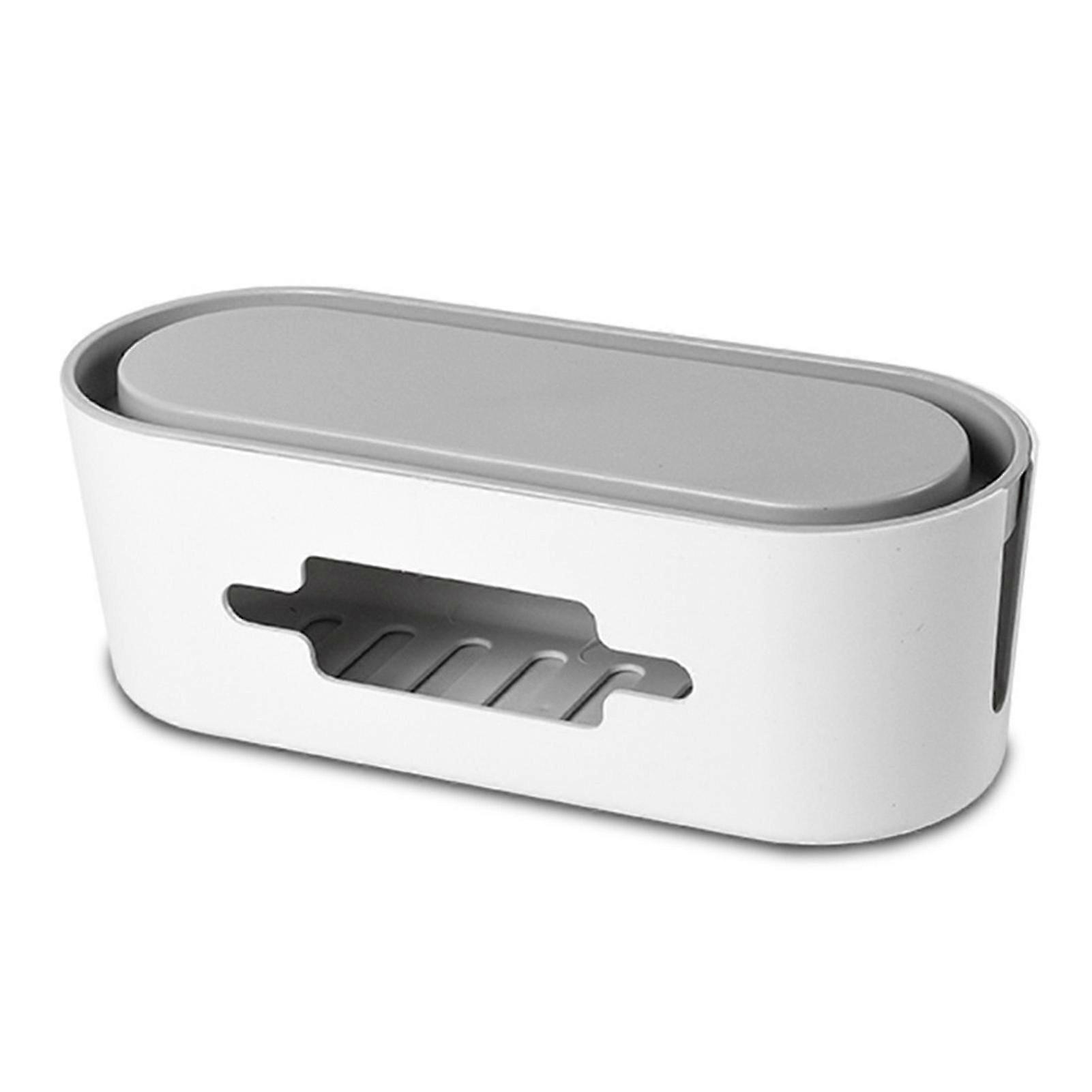 Cable Management Box Sturdy Desktop Power Strip Storage Box Cable Organizer Box for Home f74