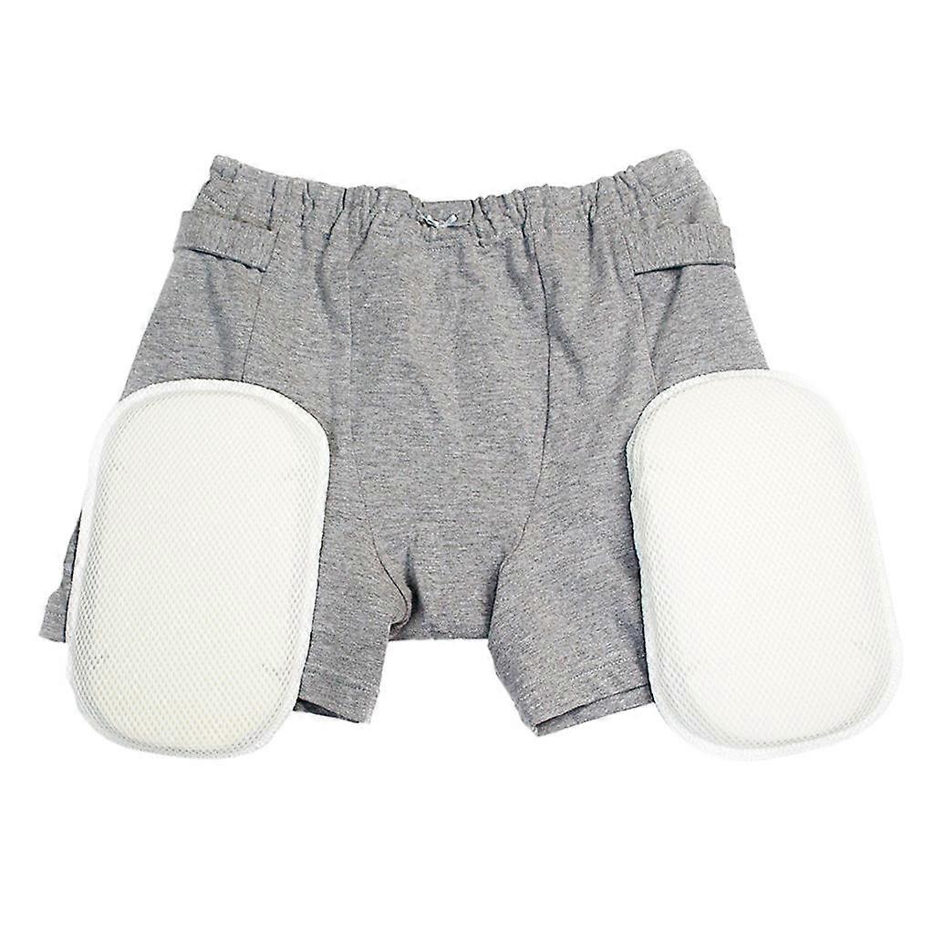 Dames Zachte Heupbeschermer Ondergoed Ouderen Val Letsel Preventie Hulp Grijs M