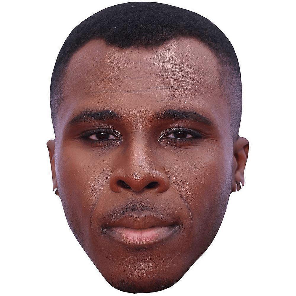 Olisa Odele (Goatee) Masque de célébrité, Visage de carte plate