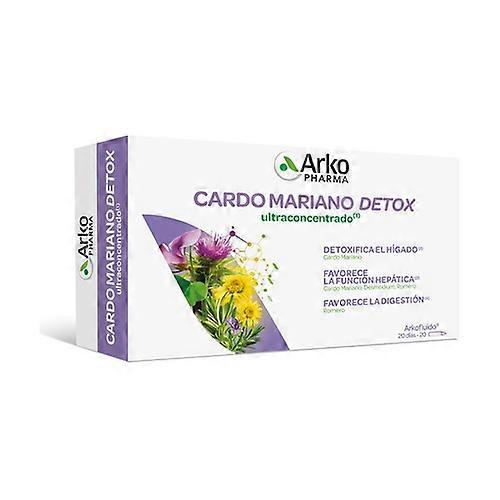 Arkofluido Milk Thistle Detox 20 ampoules