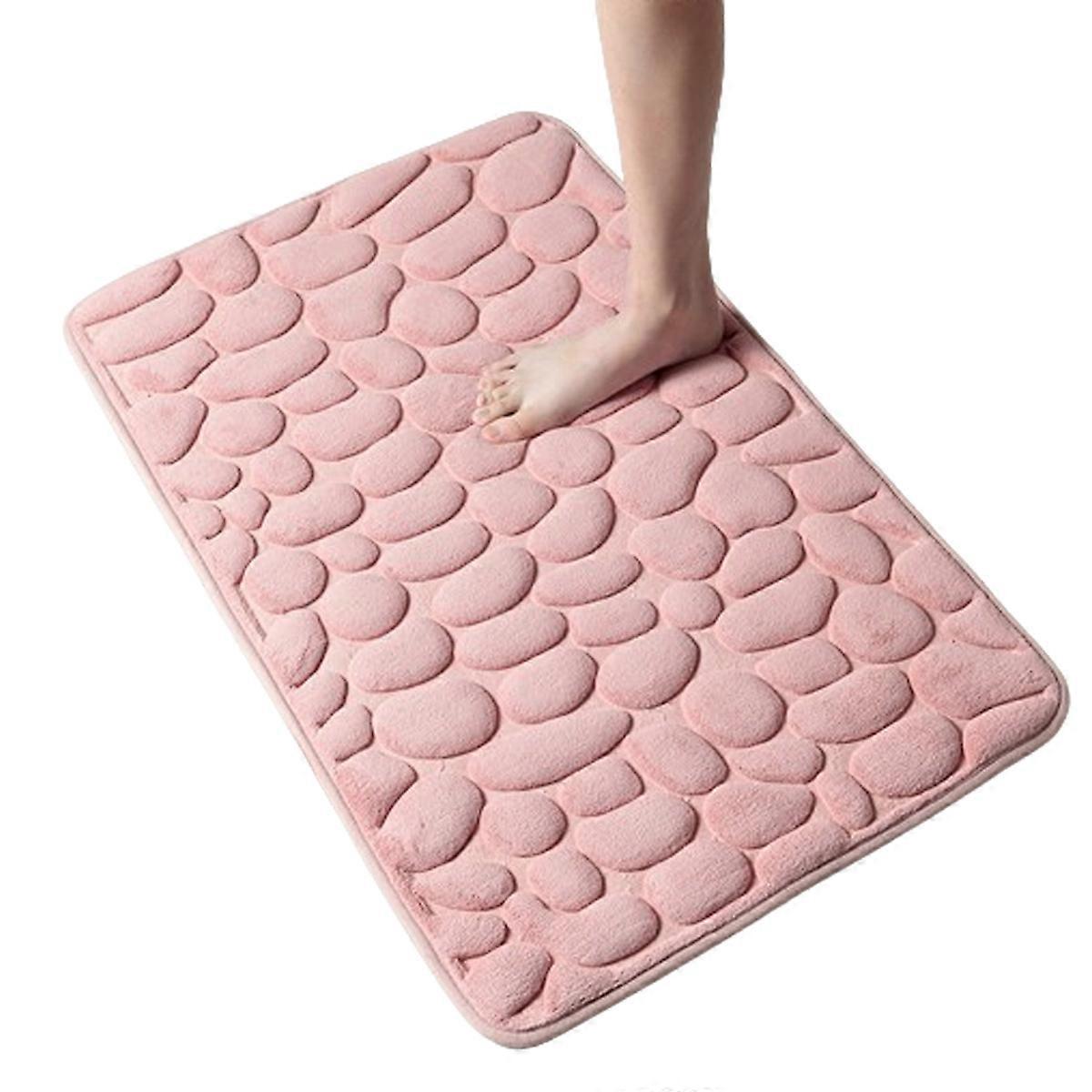 Bath Mat, Water Absorbent, Quick Dry, Memory Foam, Anti Slip Backing