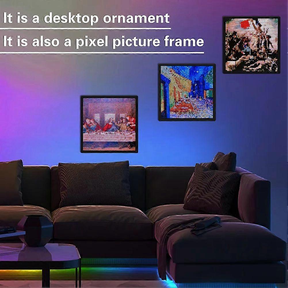 LED Pixel Display 64x64 RGB LED Matrix Panel Programmable Pixel Art ...