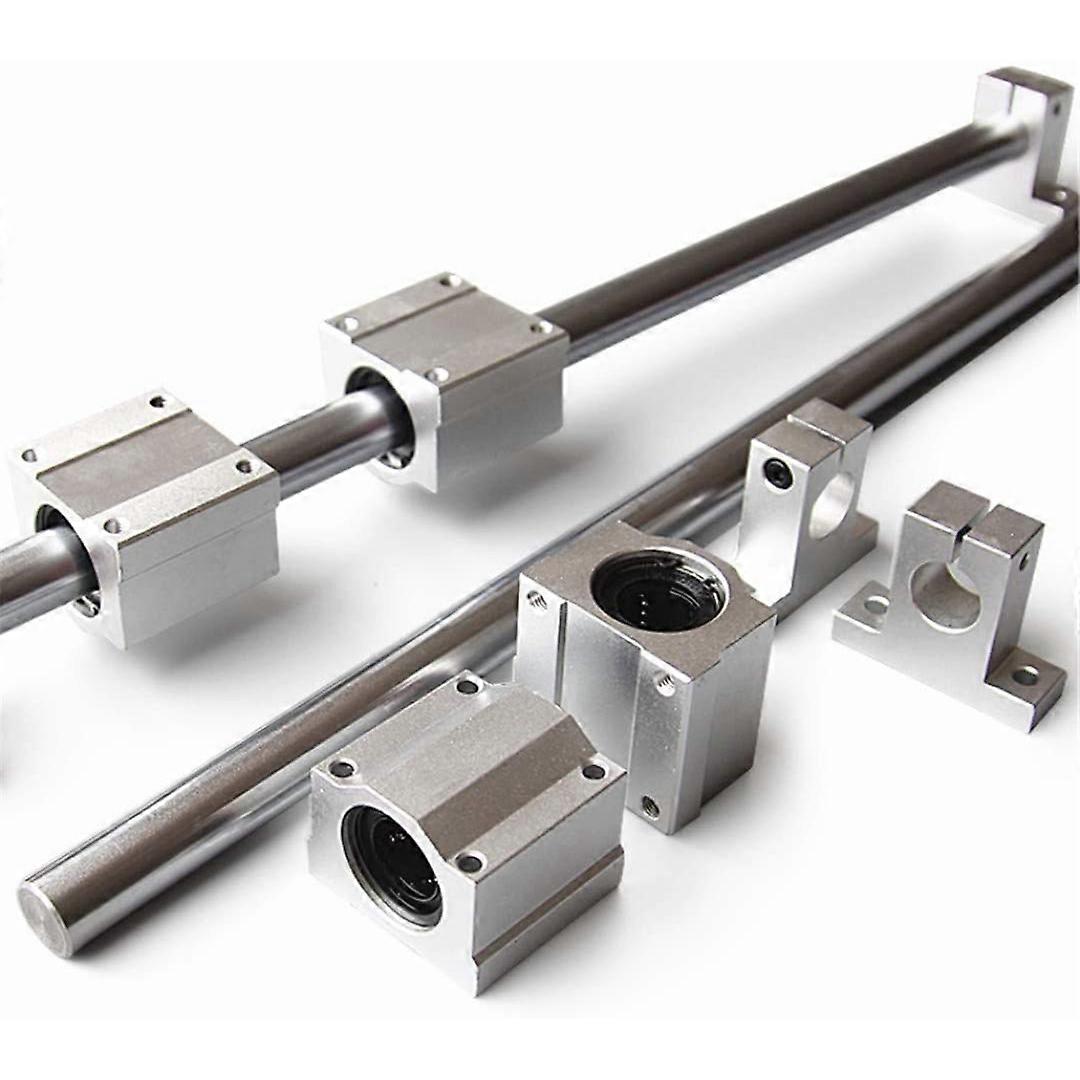 10 Pieces/Set of Linear OD12mm 400mm+SCS12UU Linear Bearing Seat