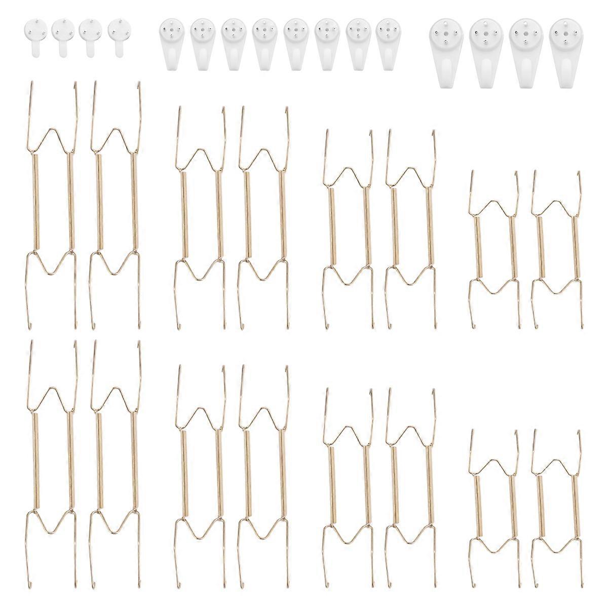 Plate Hangers for the Wall 6 8 10 12 Inch,Wall Plate Hangers Decorative Plate Hangers Wall Plate Hol
