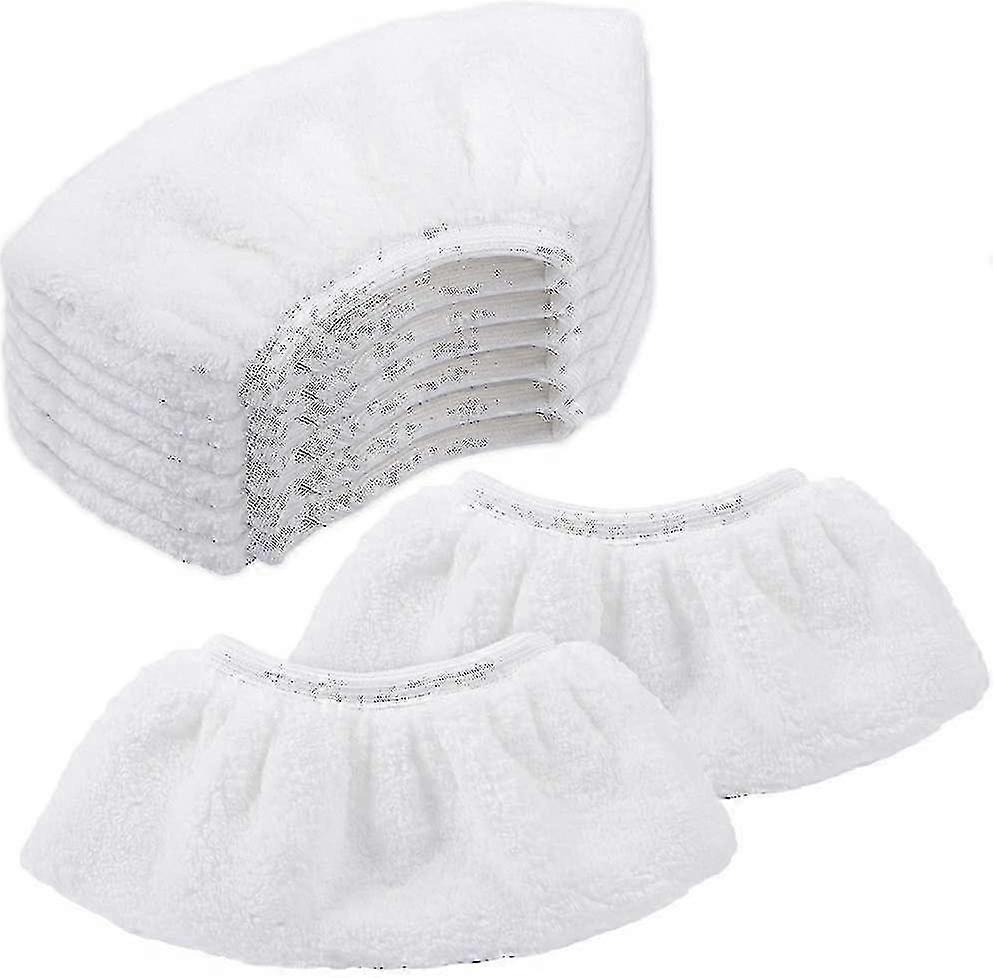 8 Microfiber Cloth Set For Steam Cleaner Hand Nozzle For Sc1 Sc2 Sc3 - FFY