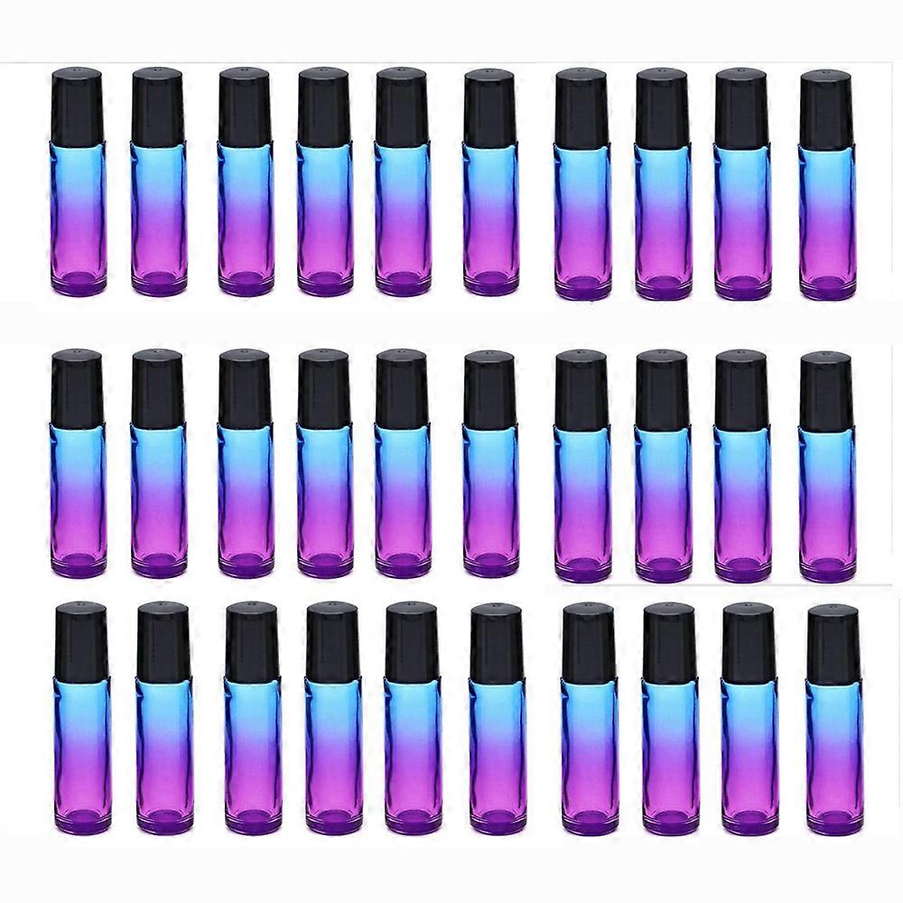 Gradient Colored Roller Bottles, Versatile Use For Oils