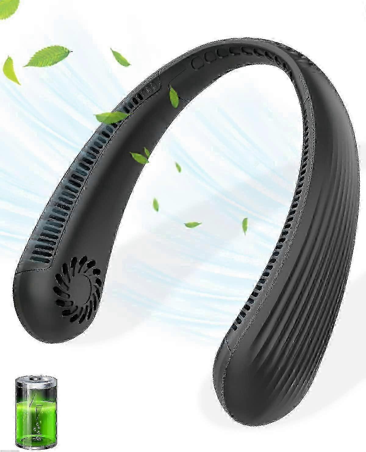 USB Rechargeable Neck Fan with 3000mAh Battery - JA