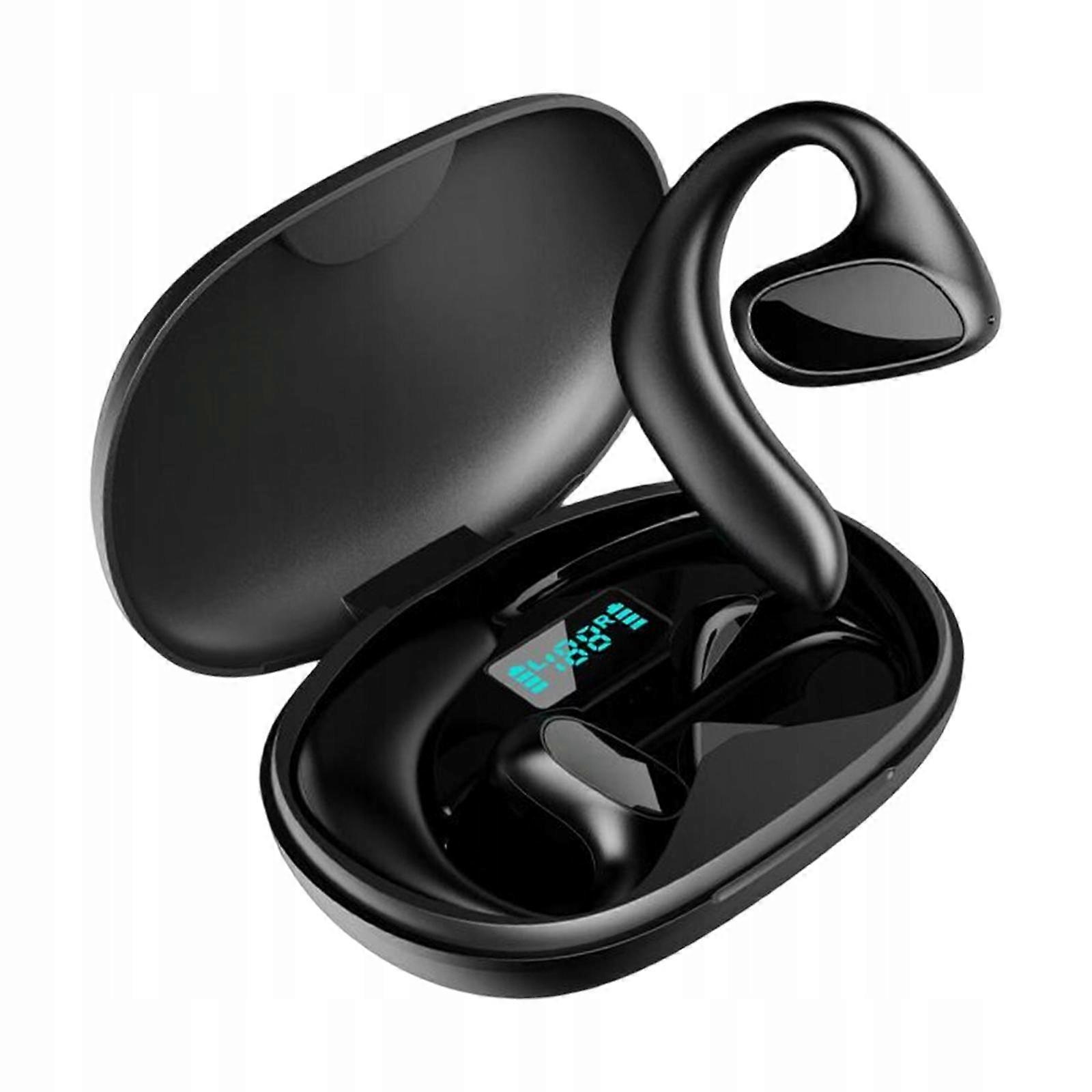 Wireless Smart Translator Headset Noise Reduction Multi Language Black