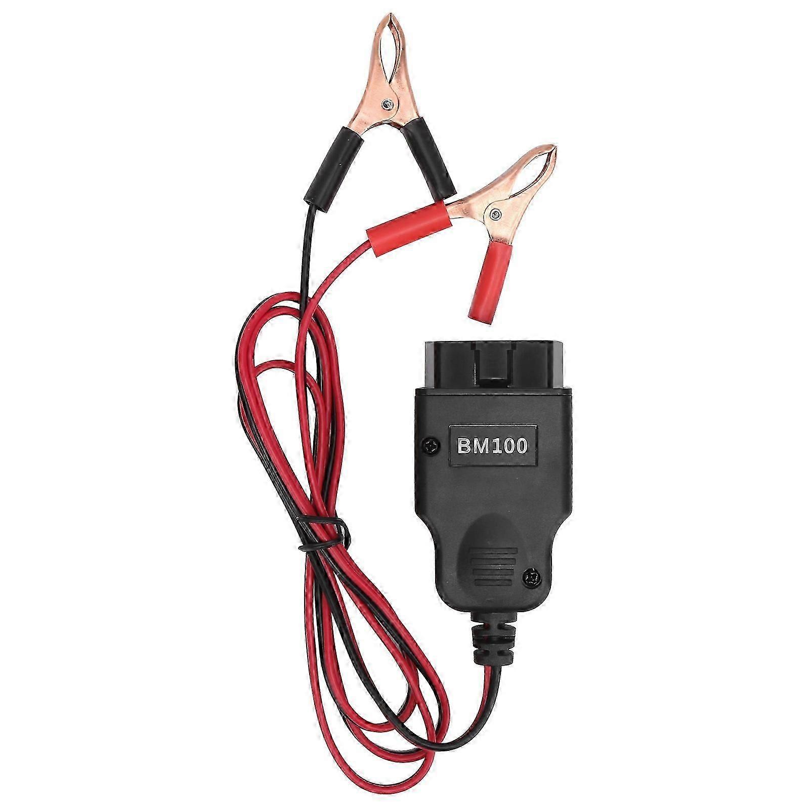 12V Car Battery Testing Tool OBD2 Memory Saver Cable Universal for 1996 and Later Vehicle