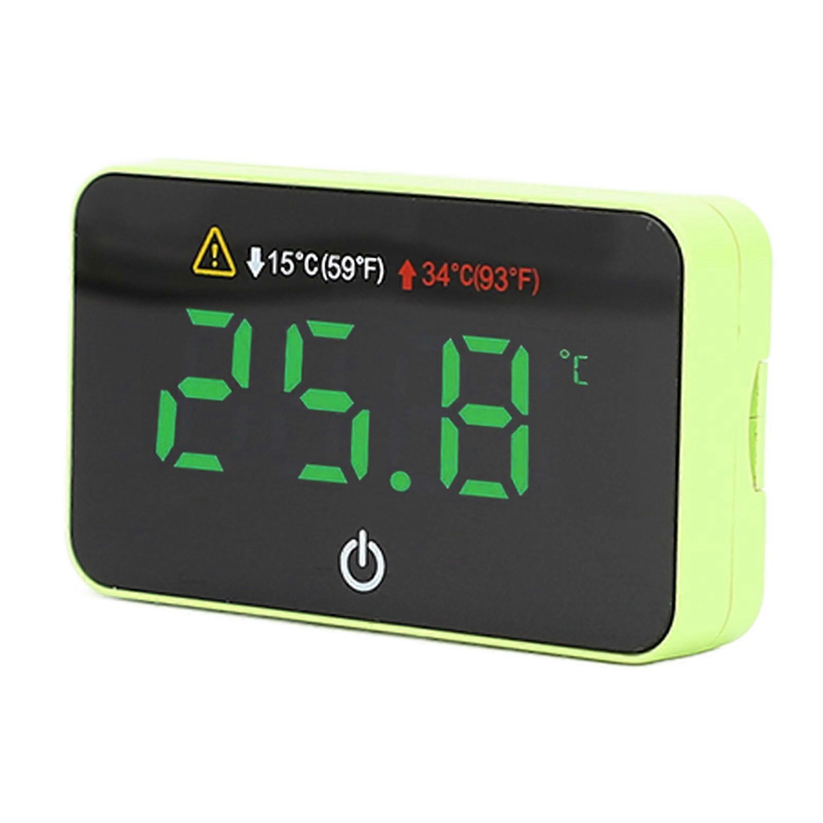 LED Digital Aquarium Alarm Temperature Gauge Touch Type Sensor Fish Tank Accurate Measurement for Axolotl Turtle Aquatic