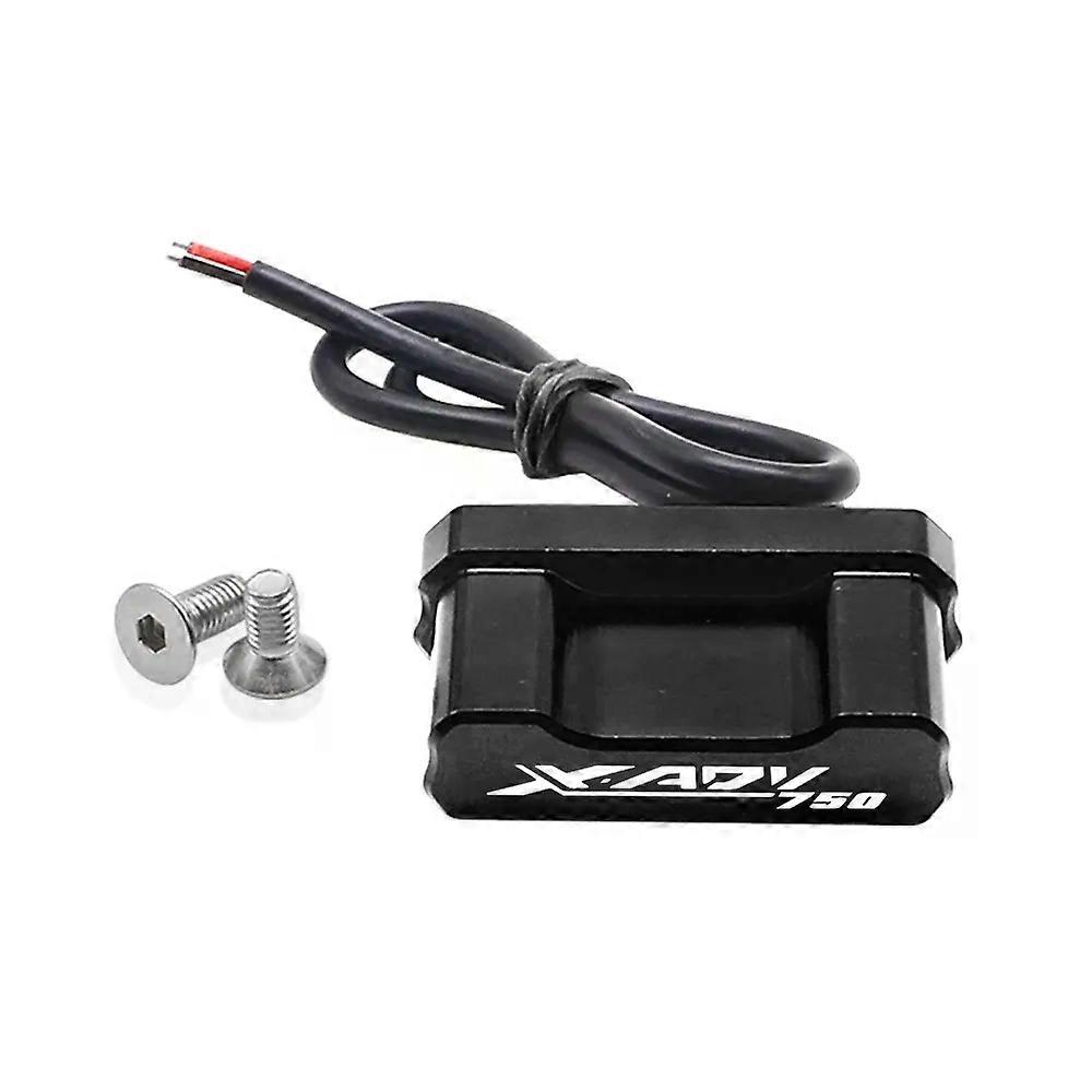 Applies to For Honda X~ADV 750 License Plate Holder Number Plate Frame LED Light Bracket turn signal XADV750 XADV 750 2017 2018 2019~2024