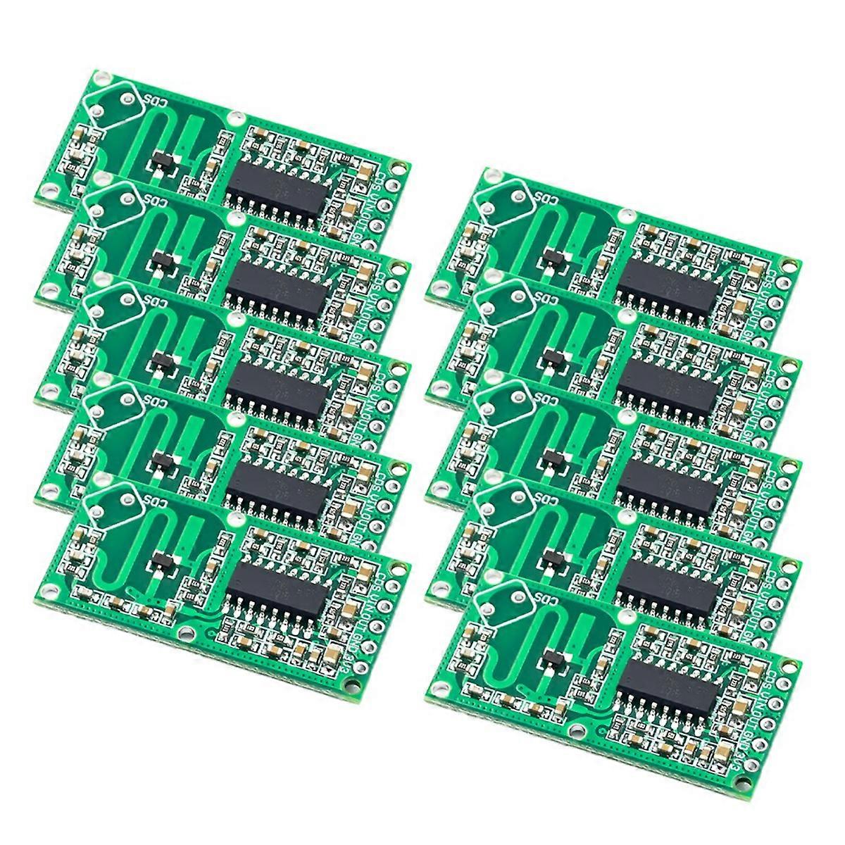 10pcs RCWL-0516 Mikrowellen-Radarsensor-Schaltplatine RCWL 0516 Mikrowelle menschlicher Körper Induktion Intell