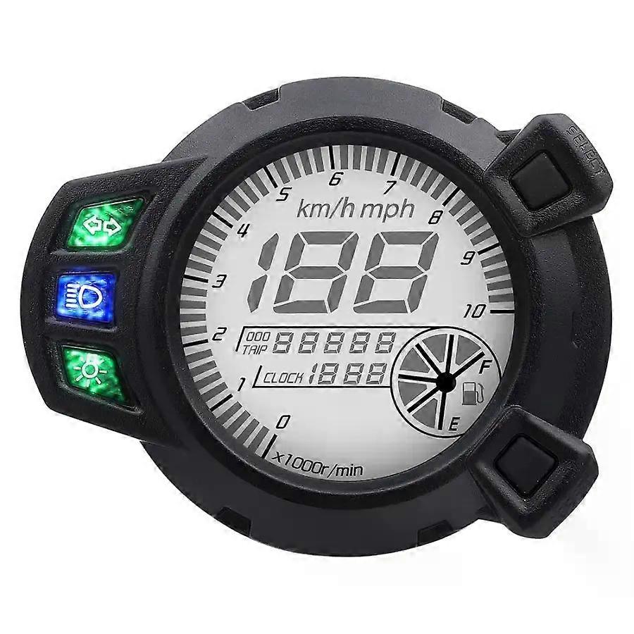 7 Colors Adjustable Backlit Display Multi-Function Motorcycle Speedometer compatible for YAMAHA BWS100 BWS125 2009-2015 ZUMA YW125