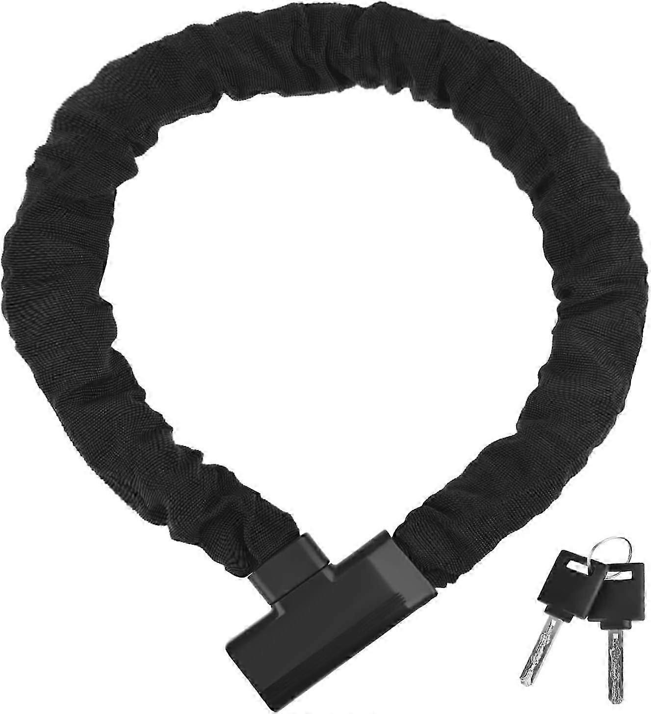 Bike lock,100CM anti-theft bicycle lock,high level of security chain with key,suitable for motorcycle lock,electric scooter lock,gate, etc. (8mm thick