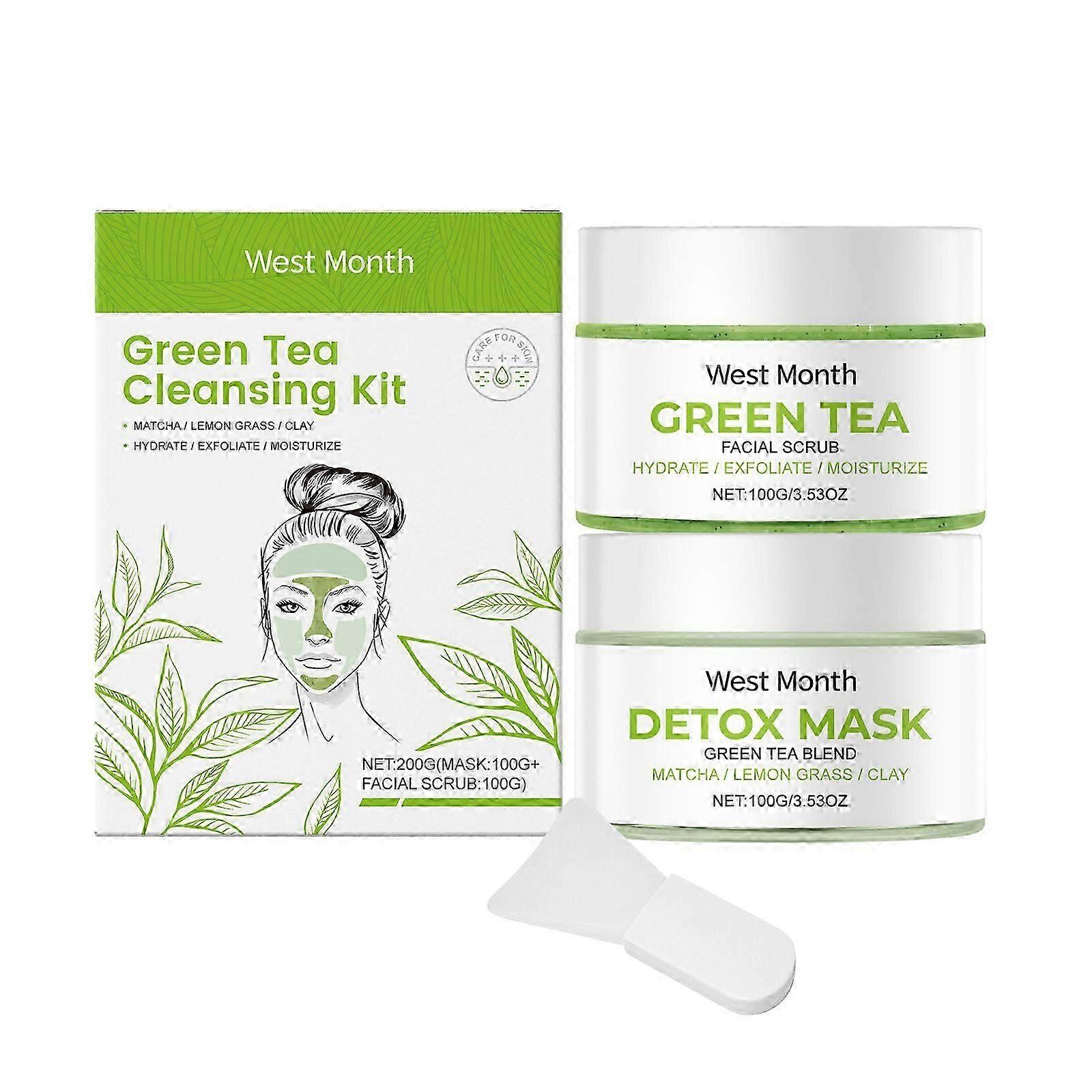 Green Tea Cleansing Set for Oil Control