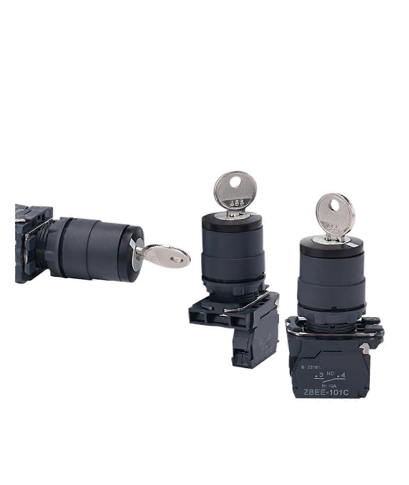 Knob Switch Key Control XB5AG21C TwoSpeed selfLocking SingleDraw Key Switch 3Position