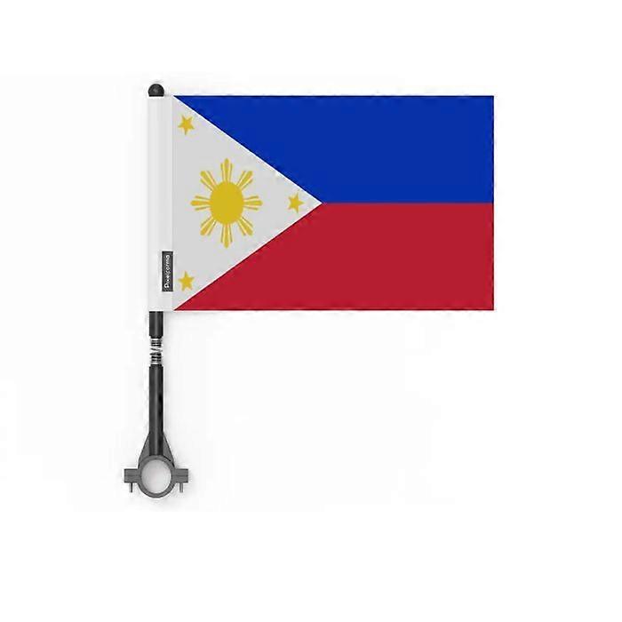 Philippines Bike Flag in Polyester – 14 x 21 cm – Cycling Flag – 5 pieces