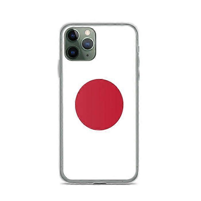 Phone Case - PIXELFORMA - Japan Flag - Compatible with iPhone 11 Pro - Flexible - Durable and Shockproof