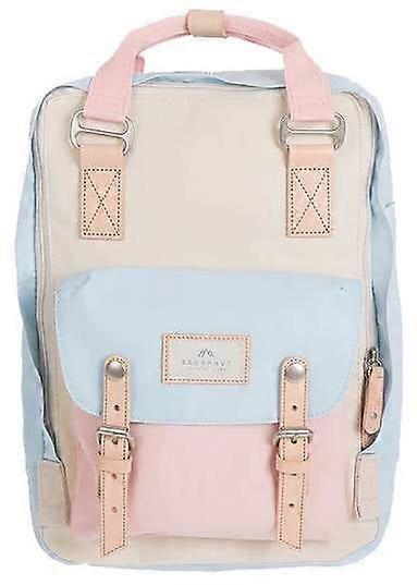 Doughnut Macaroon Backpack - Cream/Iceberg Blue/Sakura Pink