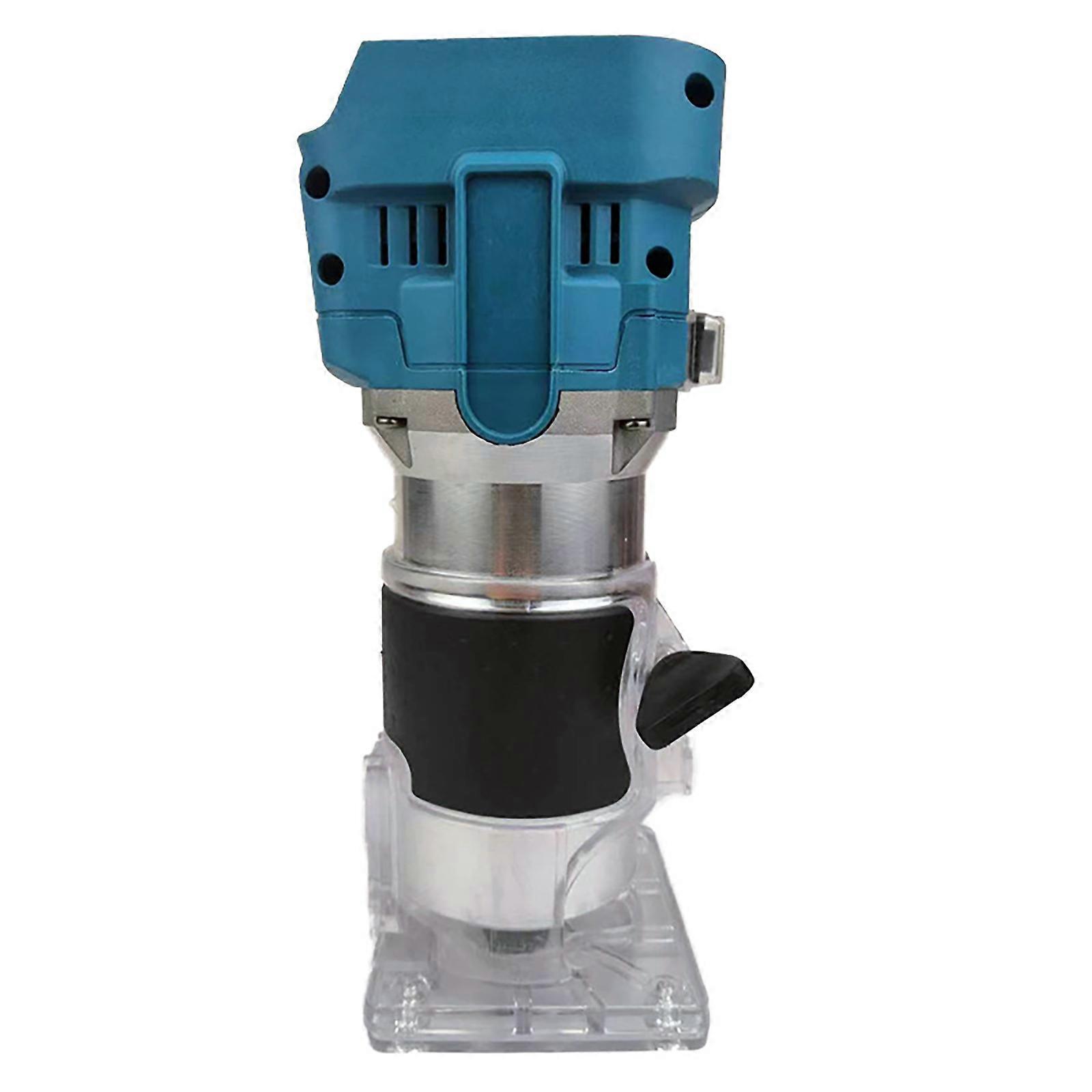 18V Cordless Routers Trimmer Brushless Engine Single Handed Control 6 Speed Levels Collet Sizes 1/4", 6mm, 8mm 700W with Bit Collection Battery Sold