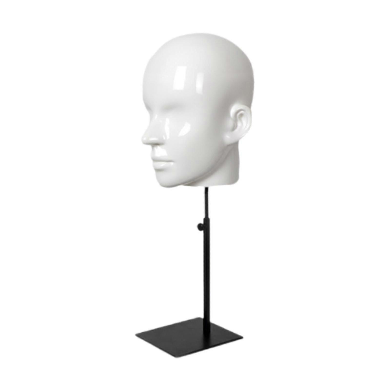 Men Manikin Head Hat Display Mannequin Head Cap Organizer with Base Caps Storage