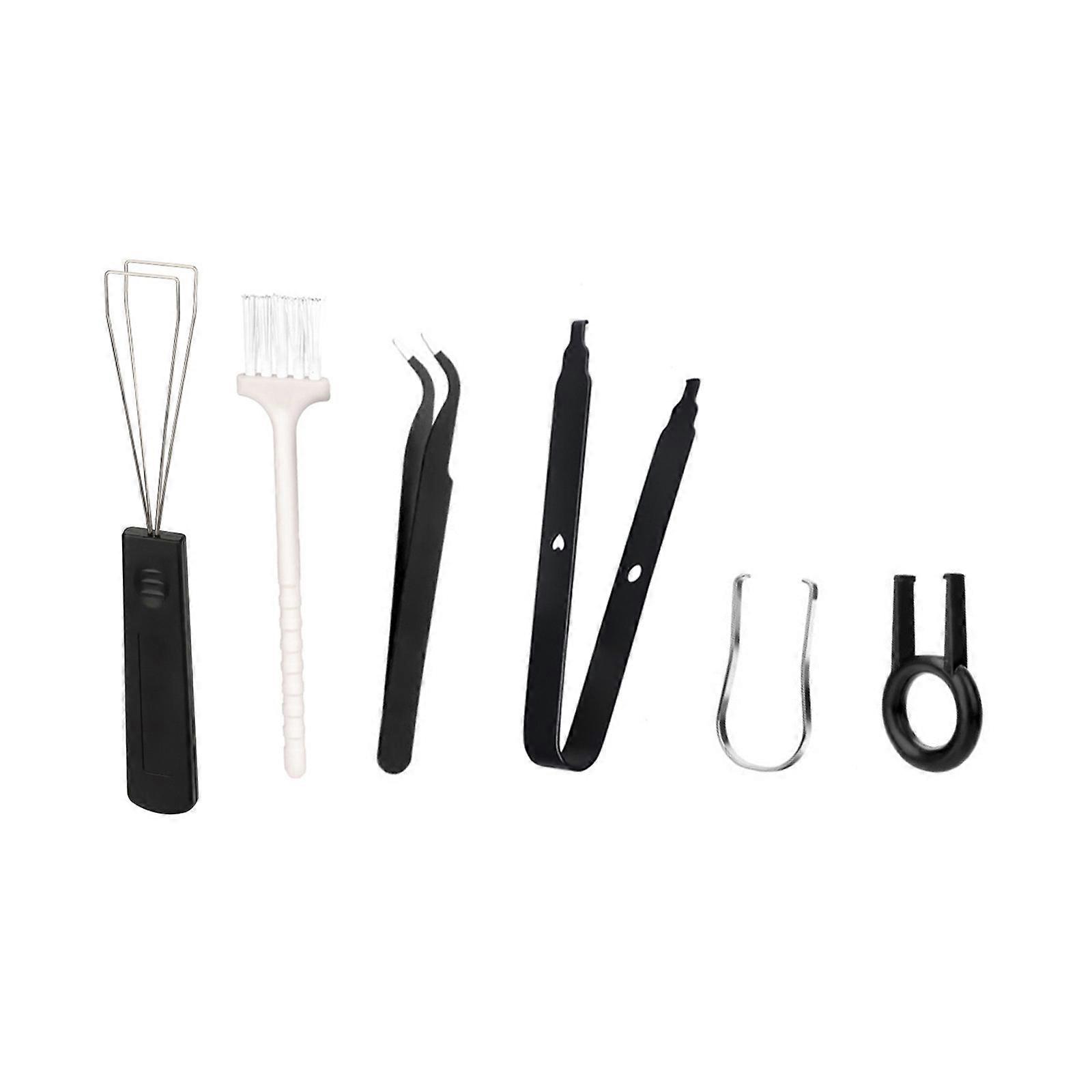 6Pieces Keycap Remover Tool Set, Keyboard Cleaning Tools, Keycaps Switches Puller Set Keycaps Tweezers Key Caps Removal