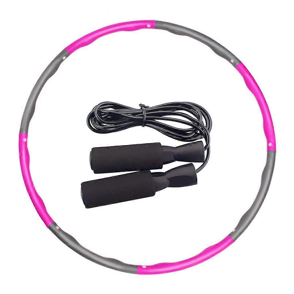 Fitness Fitness Circle Weighted for Weight Loss Segments Removable Fitness Circle for Adults Children Boys Women Blue